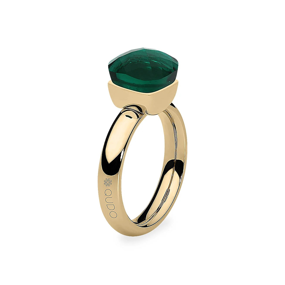 Qudo Кольцо FIRENZE 19 (G) Emerald Qudo 107001/40-4507 19 Арт.: 107001/40-4507 19