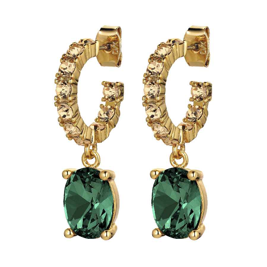 Dyrberg Kern Серьги LUCIA SG GREEN Dyrberg Kern 390068 Арт.: 390068
