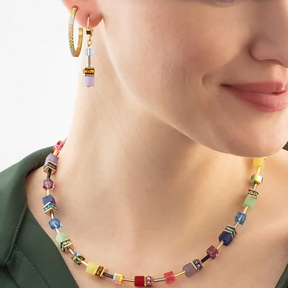 Coeur de Lion Серьги Hoop Multicolour Pastel Gold 30мм Coeur de Lion *0147/23-1590 Арт.: *0147/23-1590