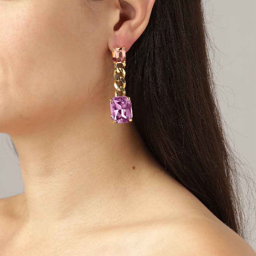 Dyrberg Kern Серьги PETUN SG ROSE / WHITE PEARL Арт.: 480056