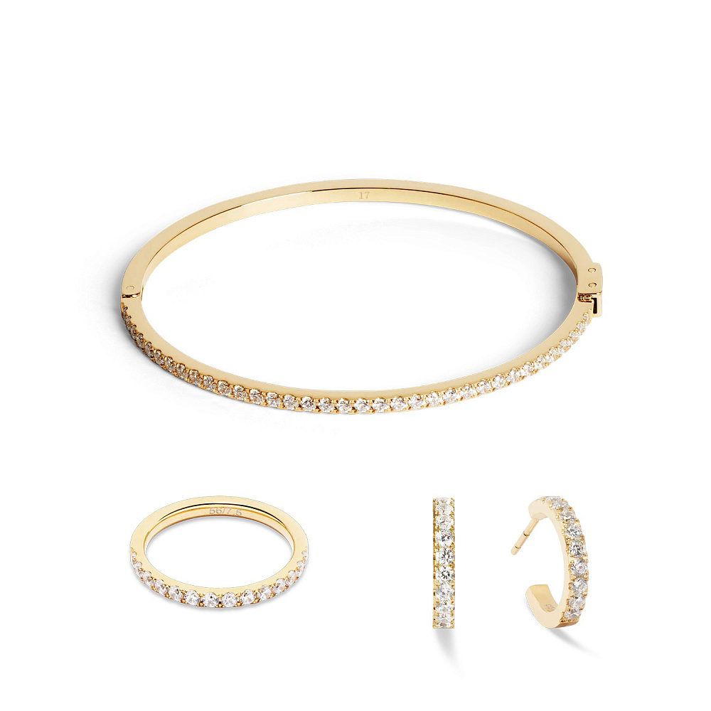 Coeur de Lion Кольцо Crystal-Gold Арт.: *0146/40-1816 56