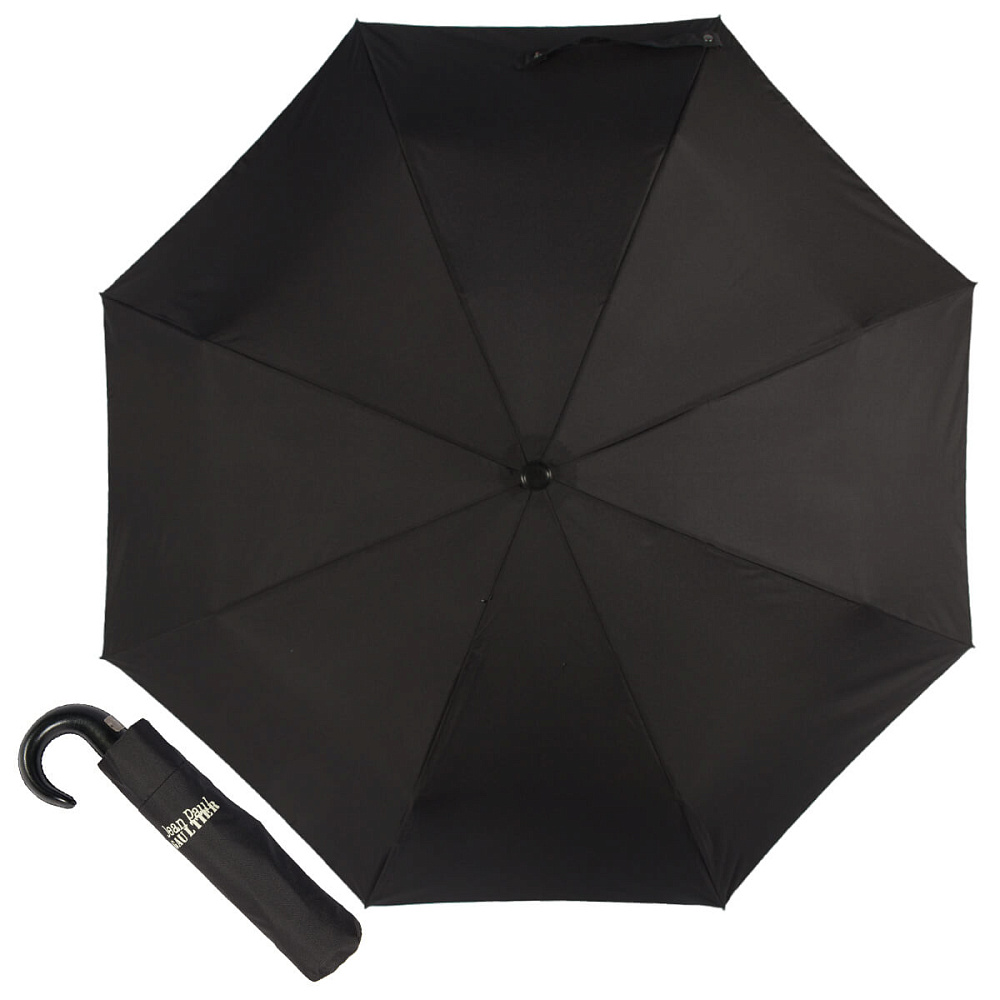 Jean Paul Gaultier Зонт складной Jean Paul Gaultier 38-OC Uni Classique Noir  product-1848 Арт.: product-1848