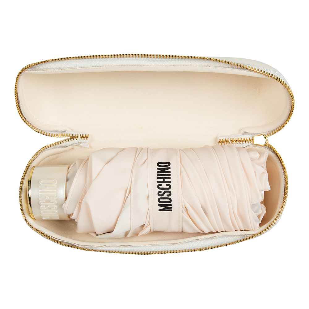 Moschino Зонт складной Moschino 8351-superminiI Bear back and front Cream  product-3530 Арт.: product-3530