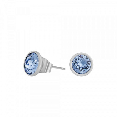 Пусеты Light Sapphire Fiore Luna SWE297 LS S  Fiore Luna  SWE297 LS S 