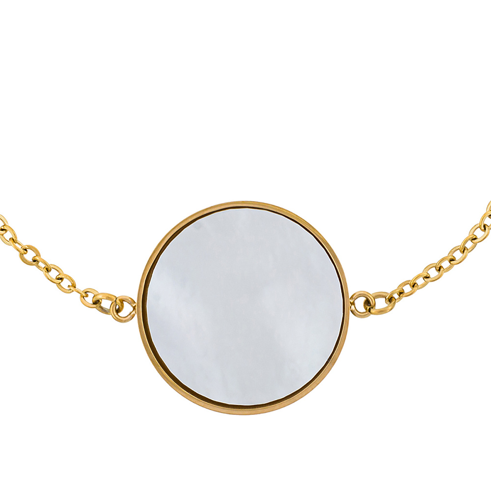 Fiore Luna Браслет SHELL WHITE Fiore Luna *CB01734-3 BW/G Арт.: *CB01734-3 BW/G