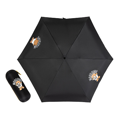 Зонт складной Moschino 8351-superminiA Bear back and front Black  product-3532 product-3532 