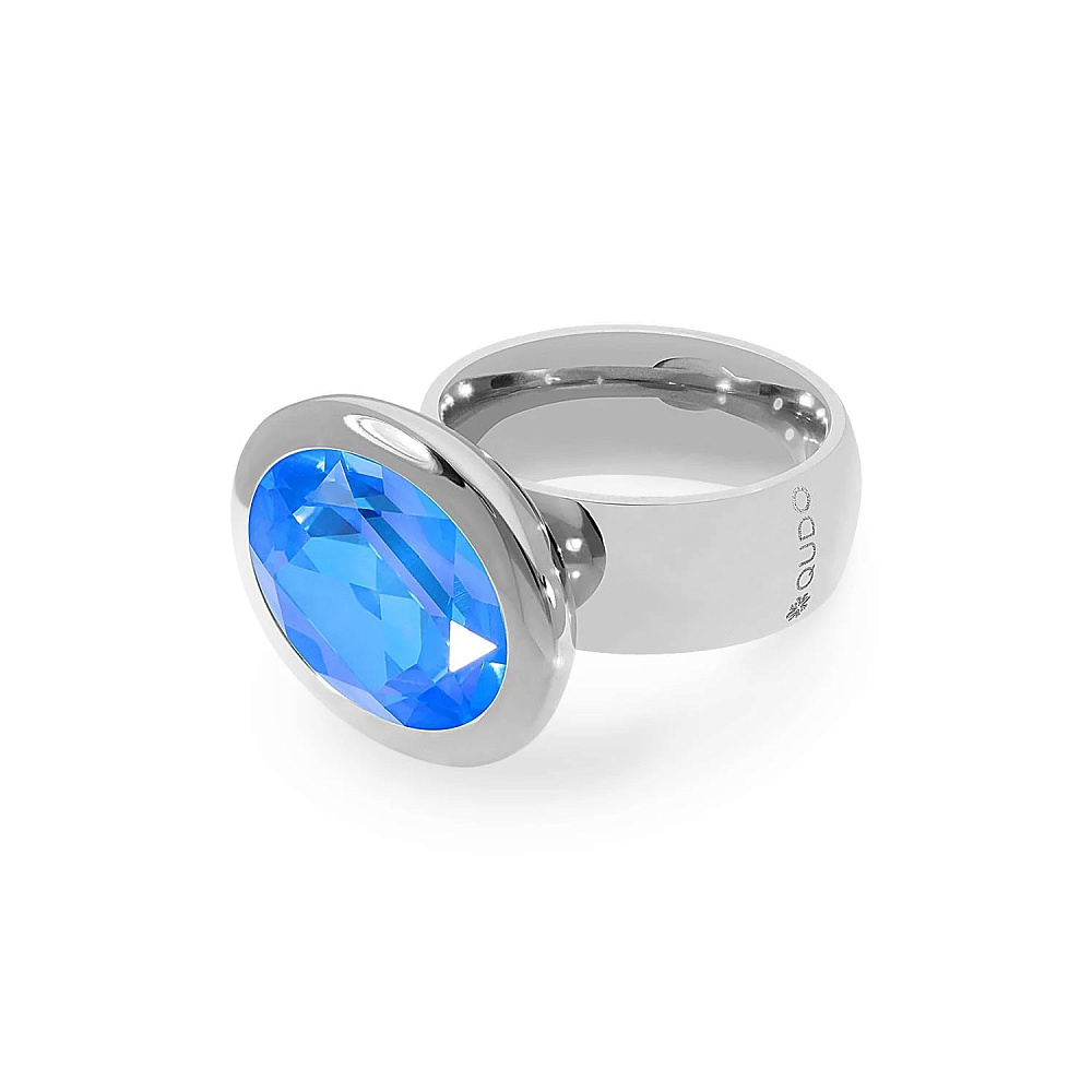 Qudo Кольцо TIVOLA big S royal blue delite 18.5 мм Qudo 651744/18.5 BL/S Арт.: 651744/18.5 BL/S