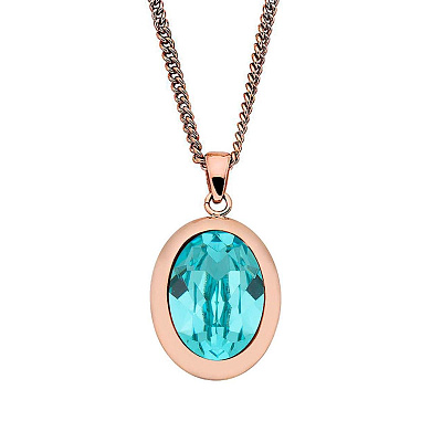 Колье Tivola Light Turquoise Qudo *404574.1 BL/RG  Qudo  *404574.1 BL/RG 
