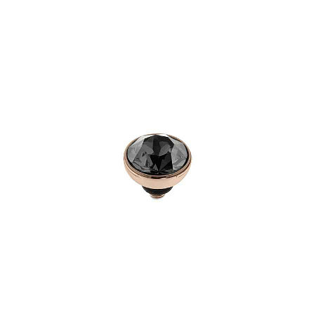 Qudo Шарм Bottone Сrystal Silver 8 мм Qudo 680105 BW/RG Арт.: 680105 BW/RG