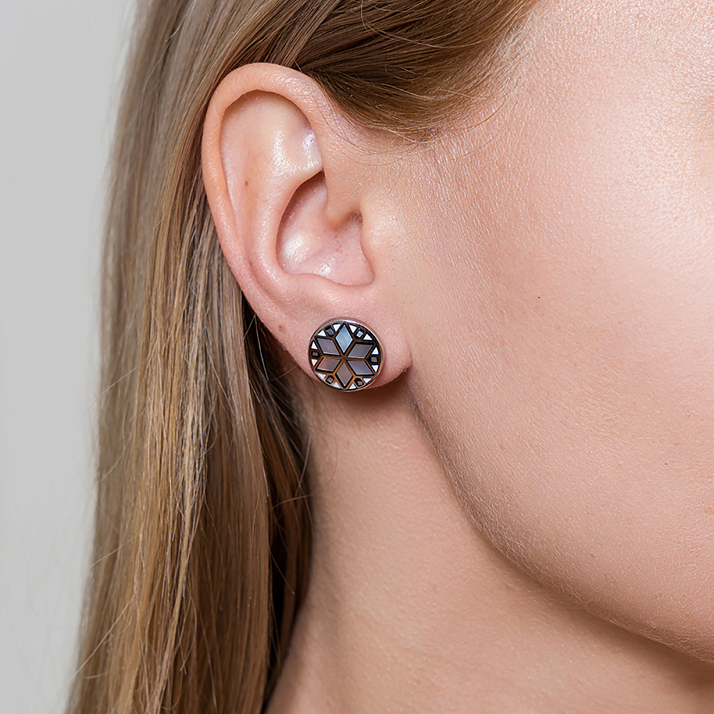 Fiore Luna Серьги MANDALA Арт.: AE03197-1 BL/S