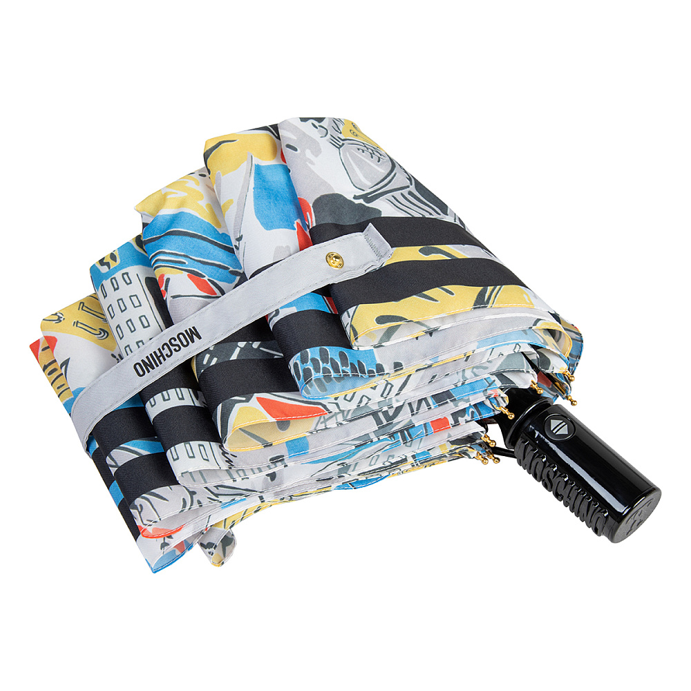 Moschino Зонт складной Moschino 8999-OCA City Multi  product-3453 Арт.: product-3453