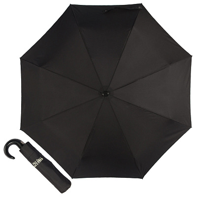 Зонт складной Jean Paul Gaultier 38-OC Uni Classique Noir  product-1848  Jean Paul Gaultier  product-1848 