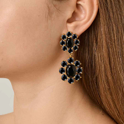 Серьги LINA SG BLACK Dyrberg Kern *450072  Dyrberg Kern  *450072 