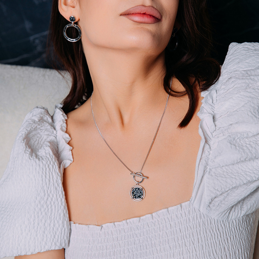 Fiore Luna Колье SSHA Fiore Luna *B2110SW-N01.15 BR/S Арт.: *B2110SW-N01.15 BR/S