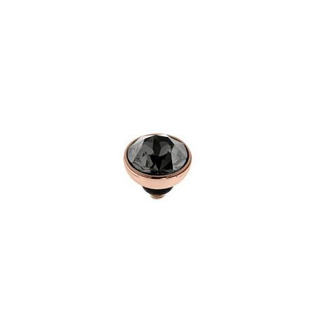 Qudo Шарм Bottone Сrystal Silver 8 мм Qudo 680105 BW/RG Арт.: 680105 BW/RG