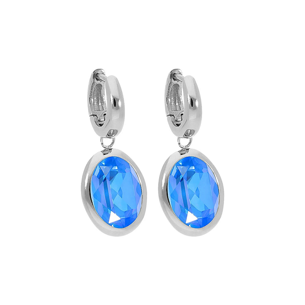 Qudo Серьги Creole TIVOLA small S royal blue delite Qudo 310686 BL/S Арт.: 310686 BL/S