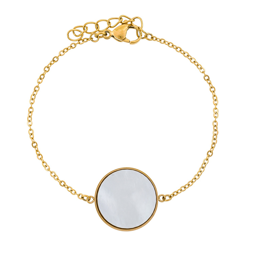 Fiore Luna Браслет SHELL WHITE Fiore Luna *CB01734-3 BW/G Арт.: *CB01734-3 BW/G
