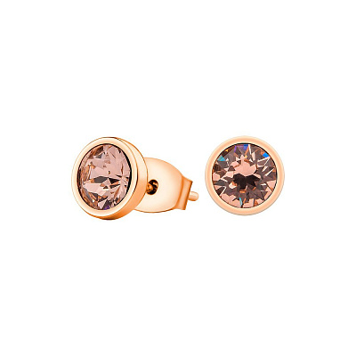 Пусеты Light Peach Fiore Luna SWE297 LP RG SWE297 LP RG 