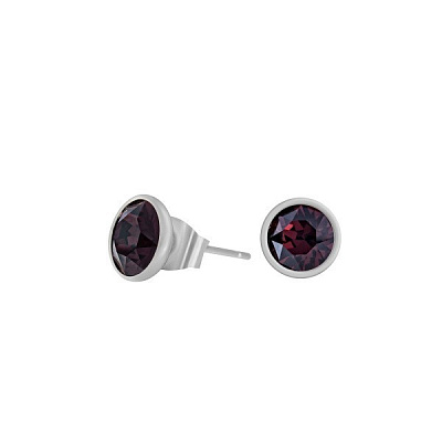 Пусеты Burgundy Fiore Luna SWE297 B S  Fiore Luna  SWE297 B S 