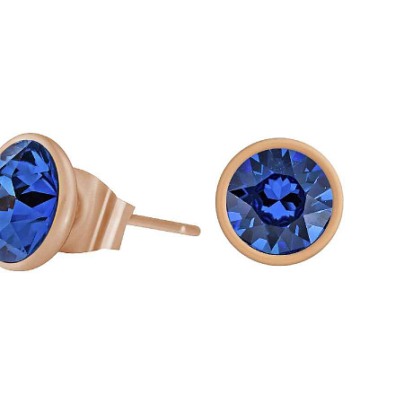 Fiore Luna Пусеты Capri Blue Fiore Luna SWE298 CB RG Арт.: SWE298 CB RG