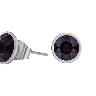 Пусеты Burgundy Fiore Luna SWE298 B S SWE298 B S 