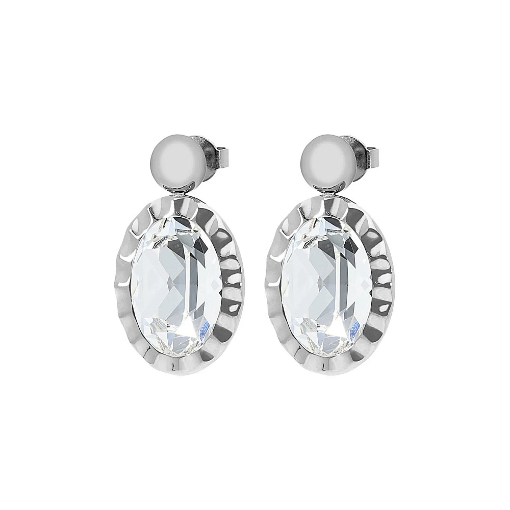 Qudo Серьги TIVOLA UNICA big (S/P) Crystal 2,65cm Qudo 332000 Арт.: 332000