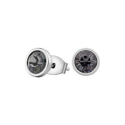Пусеты Crystal Silver Night Fiore Luna SWE297 CSN S SWE297 CSN S 