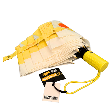 Moschino Зонт складной Moschino 8964-OCA Eggs Yellow  product-4012 Арт.: product-4012