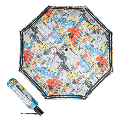 Зонт складной Moschino 8999-OCA City Multi  product-3453  Moschino  product-3453 