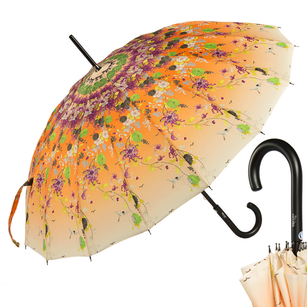 Jean Paul Gaultier Зонт-трость Jean Paul Gaultier 1128-LM Kimono Orange  product-1809 Арт.: product-1809
