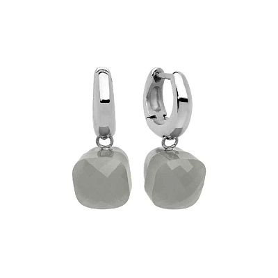 Серьги Firenze Light Grey Opal Qudo *300072 BW/S *300072 BW/S 