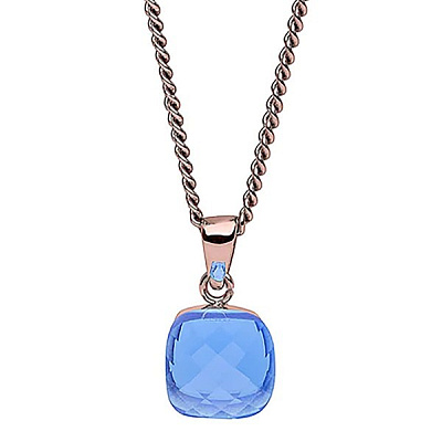 Колье Firenze sapphire Qudo 400299.1 BL/RG  Qudo  400299.1 BL/RG 