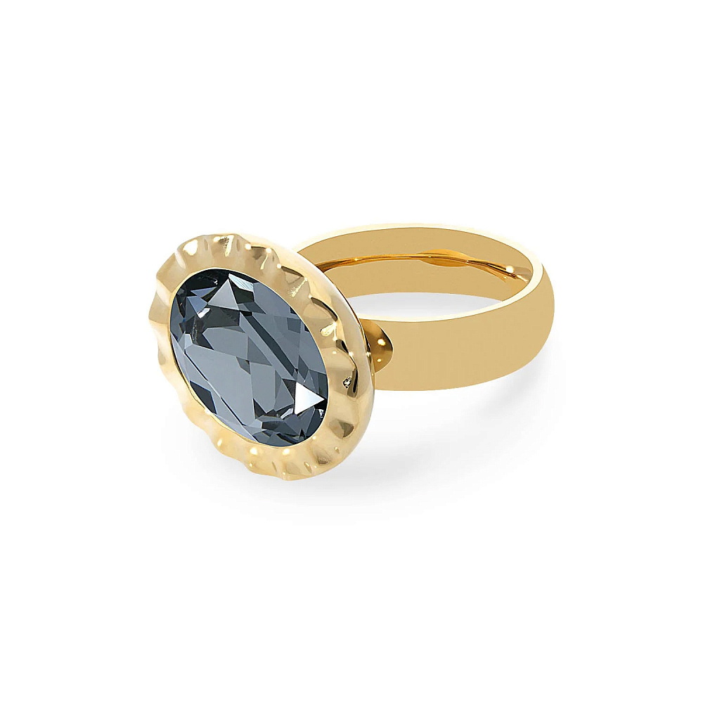 Qudo Кольцо TIVOLA UNICA big (G/P) Crystal silver night 54 Qudo 687538 Арт.: 687538
