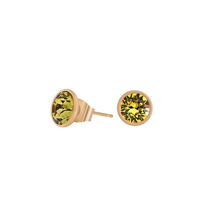 Пусеты Light Topaz Fiore Luna SWE298 LT RG SWE298 LT RG 