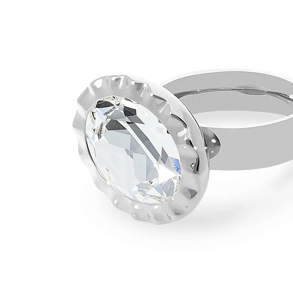 Qudo Кольцо TIVOLA UNICA big (S/P) Crystal 60 Qudo 686695 Арт.: 686695