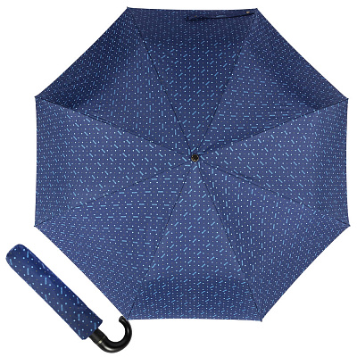 Зонт складной Moschino 8505-ToplessF Man dots Blue  product-2014  Moschino  product-2014 