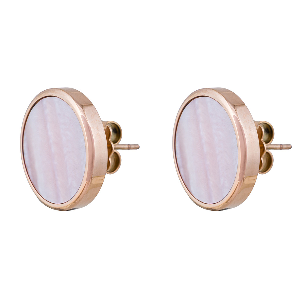 Fiore Luna Пусеты SHELL ROSE Fiore Luna *AE01734-4 R/RG Арт.: *AE01734-4 R/RG