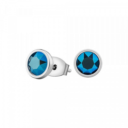 Fiore Luna Пусеты Crystal Metallic Blue Fiore Luna SWE297 CMB S Арт.: SWE297 CMB S