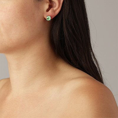 Серьги DAZE SS LIGHT GREEN  Dyrberg Kern  480174 