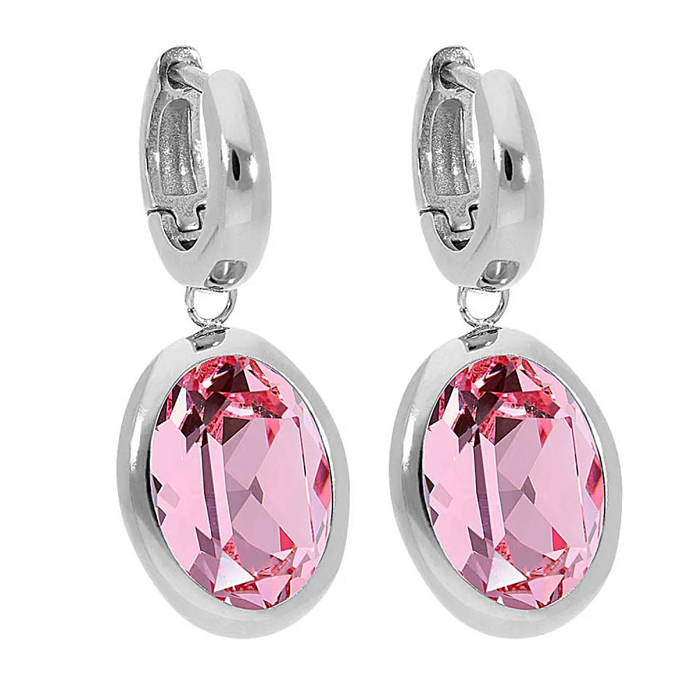 Qudo Серьги Creole TIVOLA small S light rose Qudo 310506 R/S Арт.: 310506 R/S