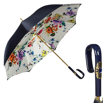 Зонт-трость Pasotti Blu Ticolori Plastica Fiore  product-2461 product-2461 