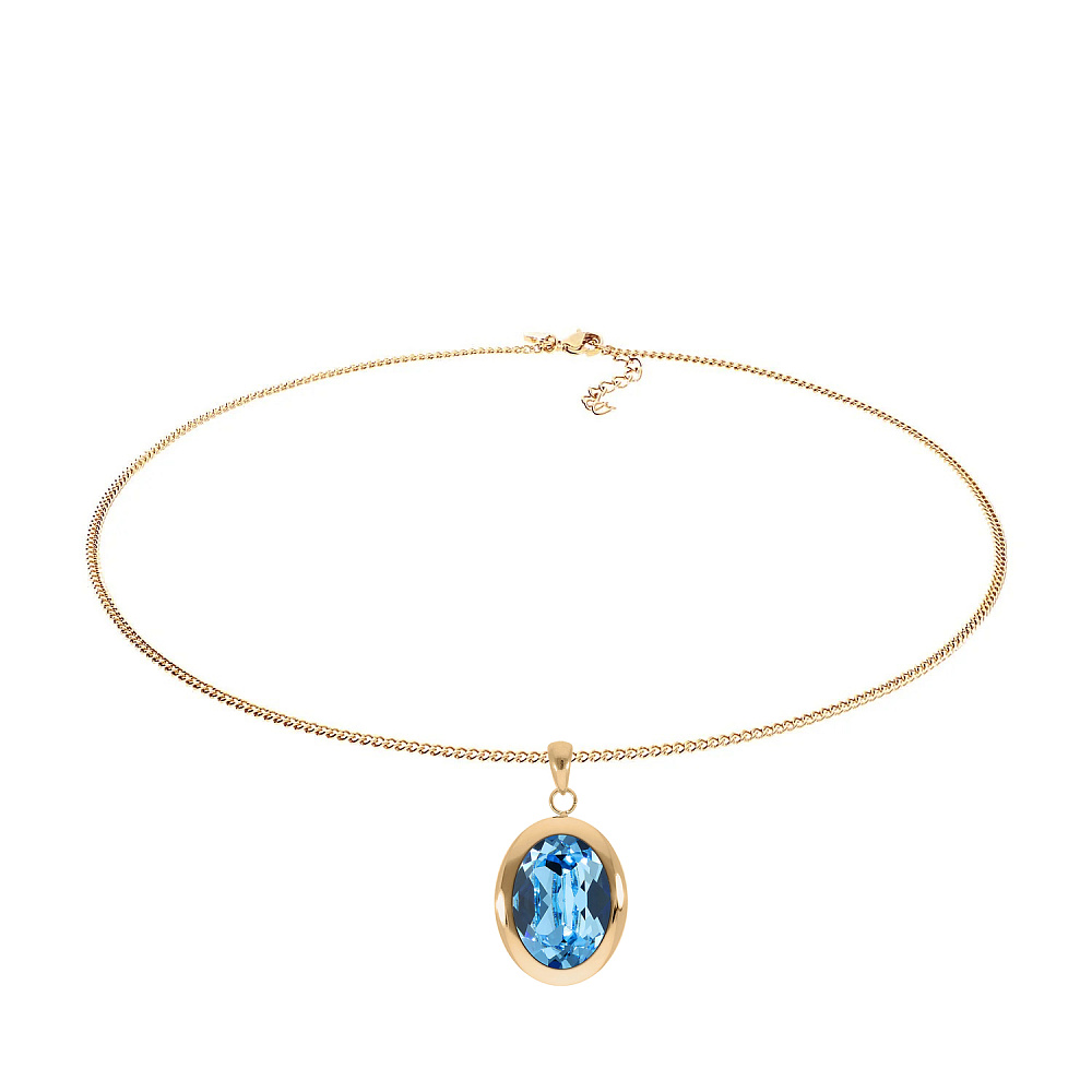 Qudo Колье TIVOLA big G aquamarine Qudo 404528.1 BL/G Арт.: 404528.1 BL/G