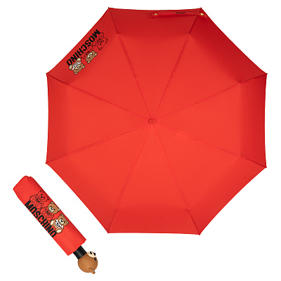 Зонт складной Moschino 8061-OCC Scribble bear Red  product-3517 product-3517 