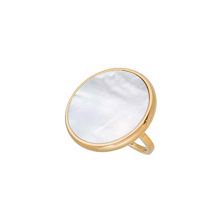 Fiore Luna Кольцо SHELL WHITE Fiore Luna *KR01734-3/10 BW/G Арт.: *KR01734-3/10 BW/G