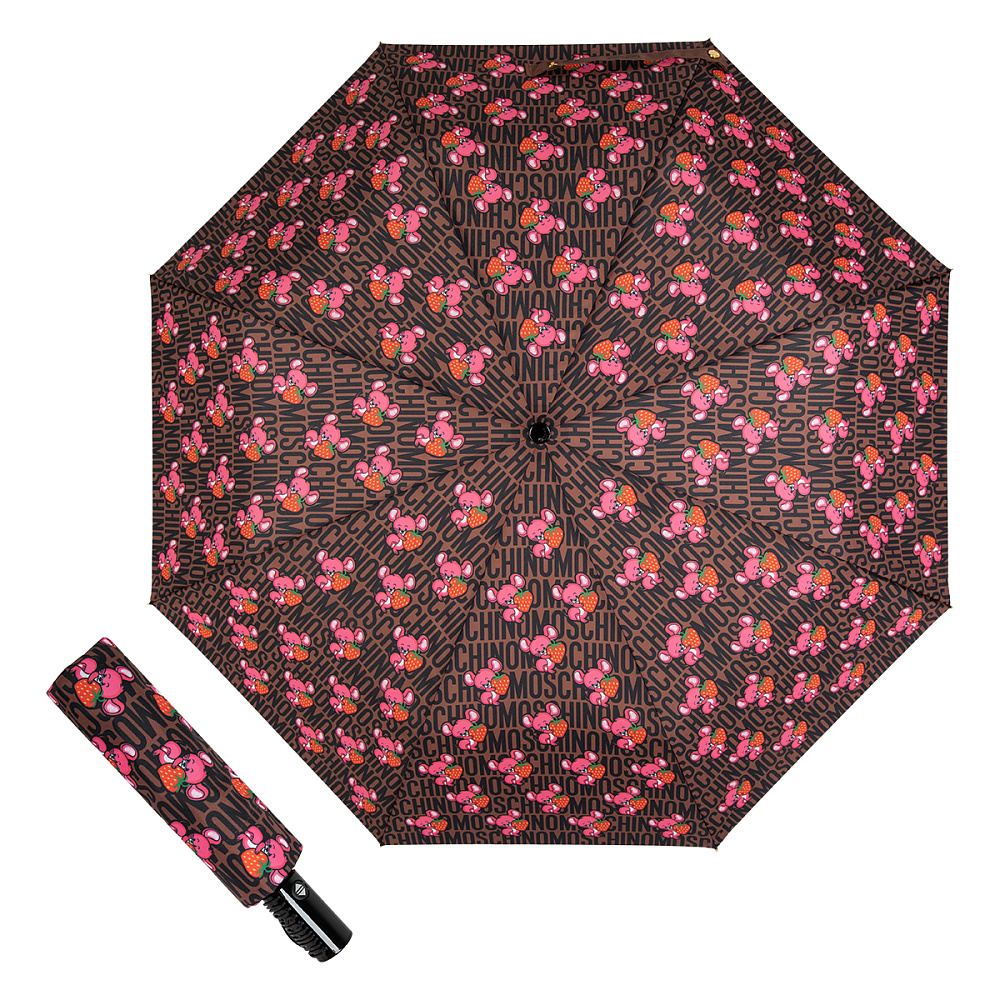 Moschino Зонт складной Moschino 8892-OCE Mice Brown Multi Арт.: product-3541