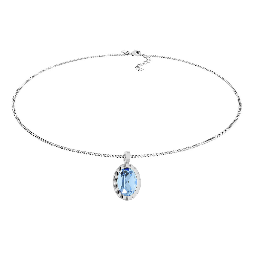 Qudo Колье TIVOLA UNICA big (S/P) Aquamarine 3cm Qudo 420527 Арт.: 420527