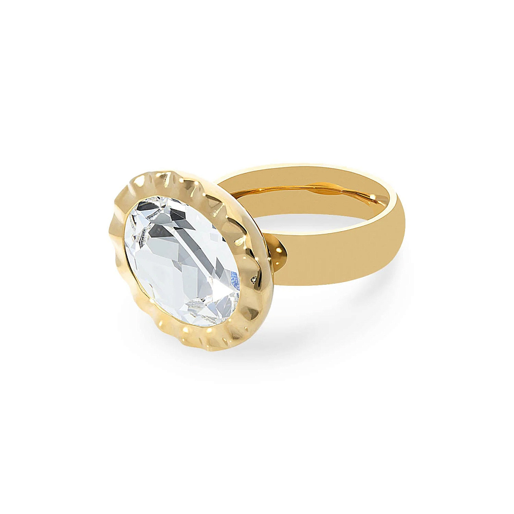 Qudo Кольцо TIVOLA UNICA big (G/P) Crystal 58 Qudo 686703 Арт.: 686703