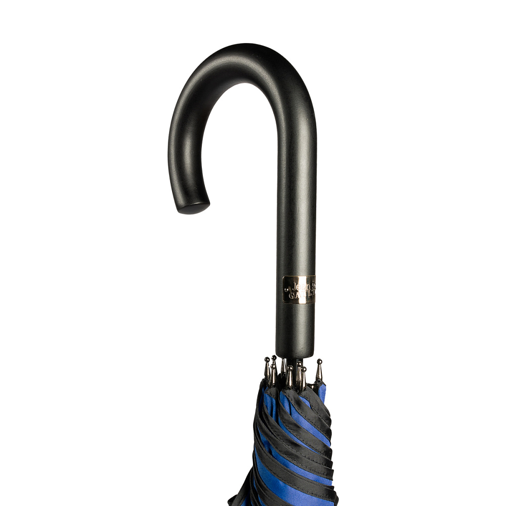 Jean Paul Gaultier Зонт-трость Jean Paul Gaultier 206-LA Stripes Blu/Noir  product-3055 Арт.: product-3055