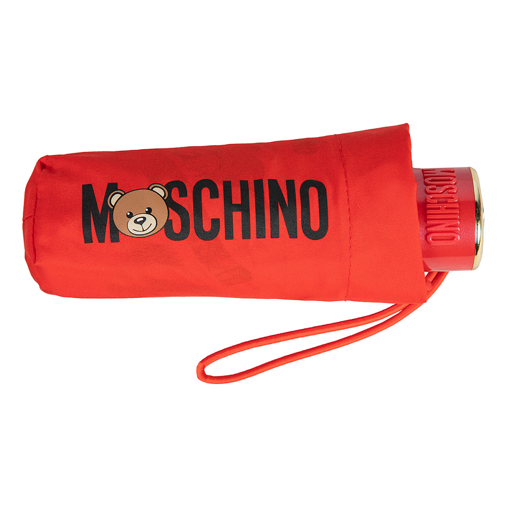 Moschino Зонт складной Moschino 8430-superminiC Bear in the tube Red  product-3441 Арт.: product-3441