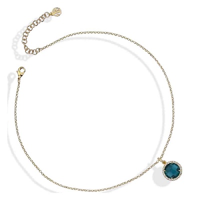 *Колье *XGR651D BL/G 